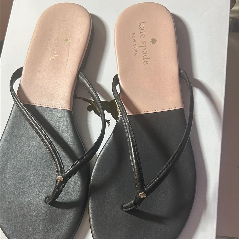 Kate Spade Black and Tan Women's Sandals - Picture 3 of 3
